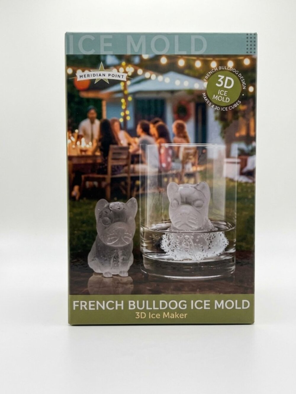 Meridian Point French Bulldog 3D Ice Mold Silicone Frenchie Dog NEW